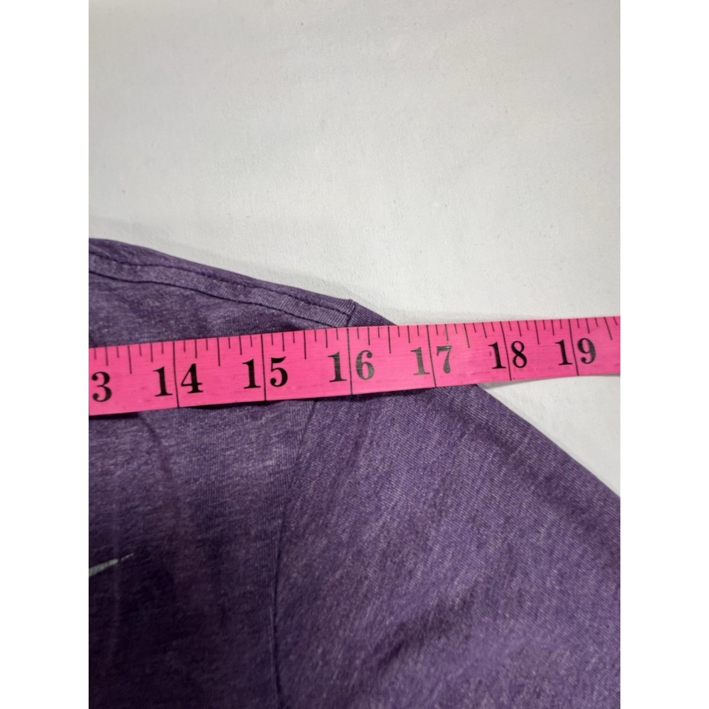 Nike Dri-FIT Men's Purple T-Shirt M Breathable Moisture Wicking Crew Neck SS - Picture 7 of 9